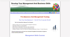 Desktop Screenshot of managementskillscourses.com