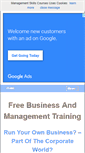 Mobile Screenshot of managementskillscourses.com