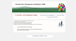 Desktop Screenshot of managementskillscourses.info